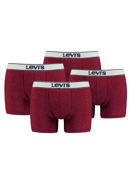 Боксеры Levi´s Boxershorts LEVIS MEN VINTAGE HEATHER BOXER BRIEF 4 шт, красный