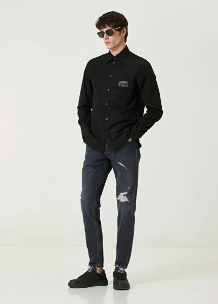 Джинсы с потертостями Dolce&Gabbana, черный
