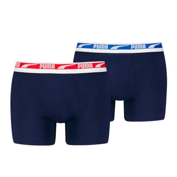 Боксеры Puma Everyday Multi Logo 2 шт, разноцветный