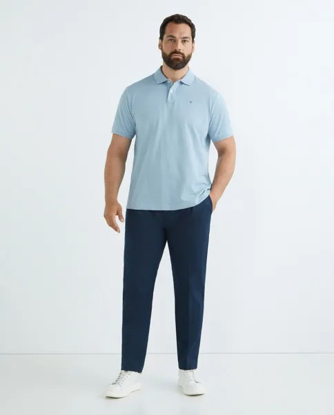 Мужские брюки-джоггеры однотонные, больших размеров Hackett, темно-синий