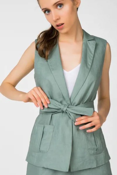 Жилет женский T-Skirt SS17-14-0450-FS зеленый S