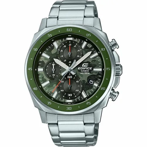 Наручные часы CASIO Edifice, зеленый/серебристый