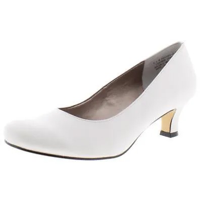 Женские белые кожаные туфли на плоской подошве Array на низком каблуке 10, средний (B,M) BHFO 4297