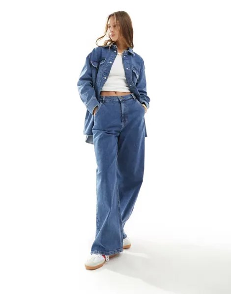 In Wear Tonia винтажные синие джинсы с высокой посадкой и широкими штанинами (часть комплекта)
