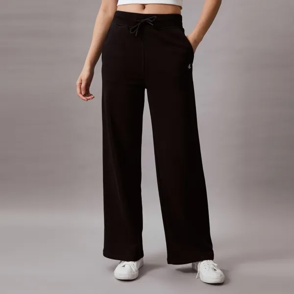Брюки женские Calvin Klein Jeans с завязками на талии, черный