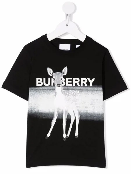 Burberry Kids футболка с логотипом