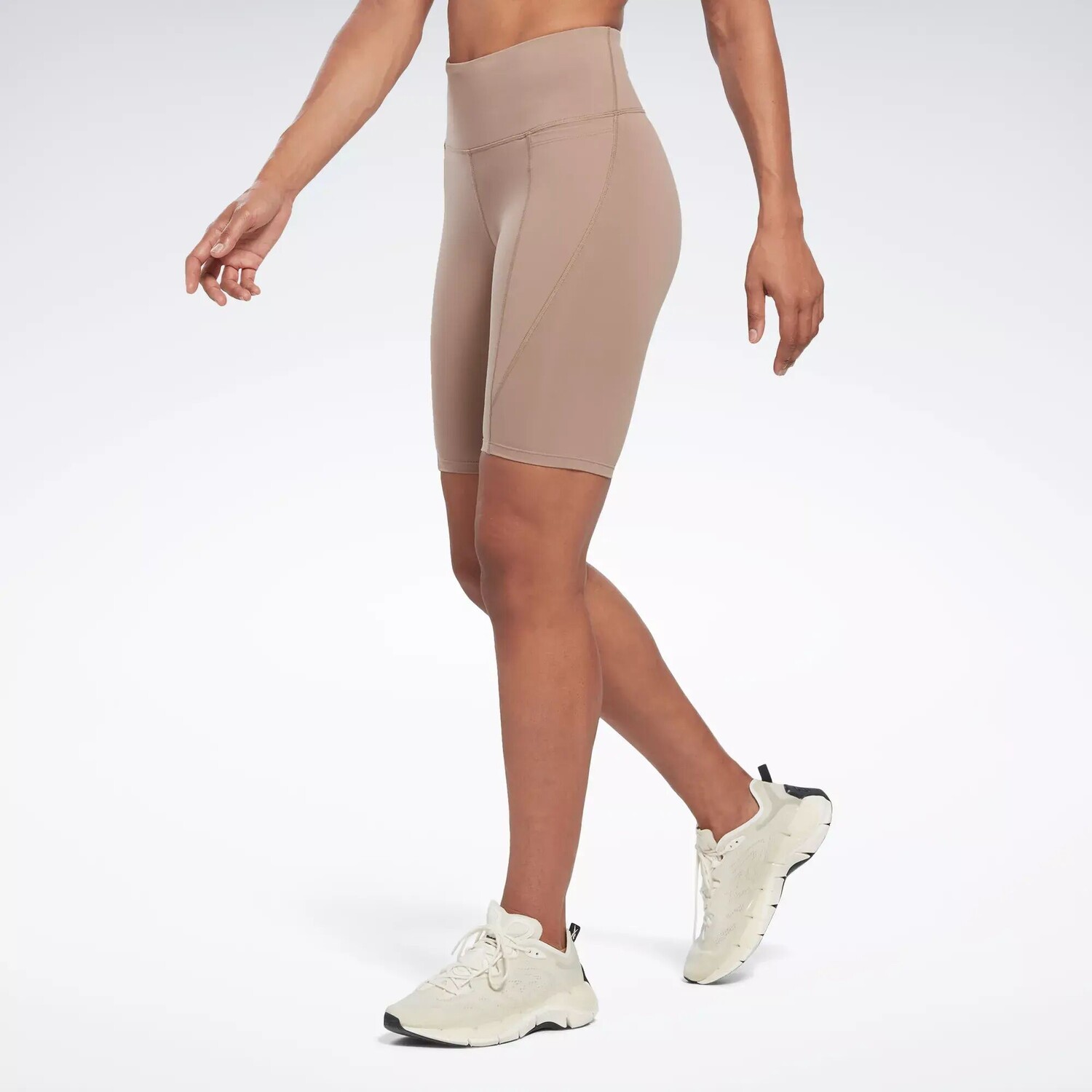 Велосипедные шорты Lux с высокой посадкой Reebok, серо-коричневый
