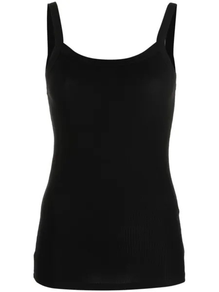Filippa K топ в рубчик, черный