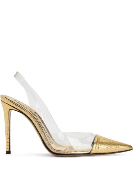 Alexandre Vauthier туфли с эффектом металлик, золотистый