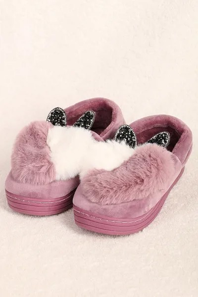 Тапочки женские AlmondShop ТР-27 К-643.С2 сиреневые 37 RU