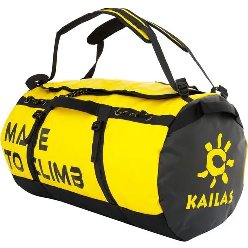 Сумка-баул Kailas KA2351011_13057, 120 л, 46х46х76 см, черный, желтый