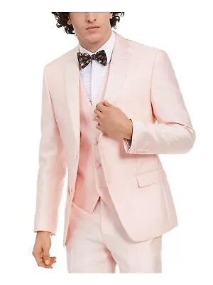 ALFANI Мужская розовая однобортная куртка-пиджак 40, короткая