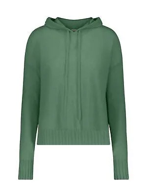 Женский свитер с капюшоном MINNIEROSE Green Tie с потертыми краями и манжетами XL