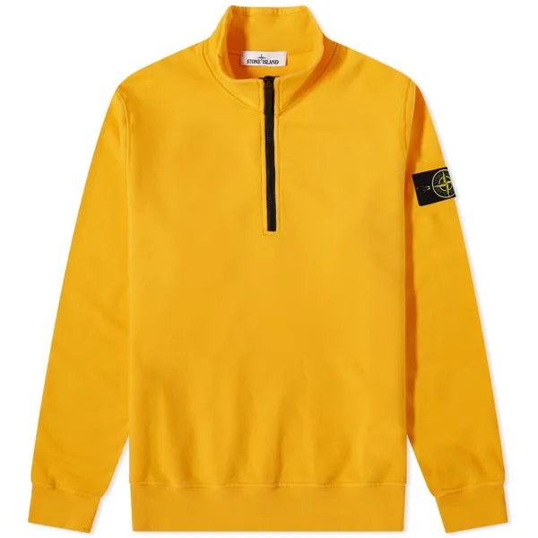 Толстовка Stone Island Brushed Cotton Fleece Half Zip Sweat