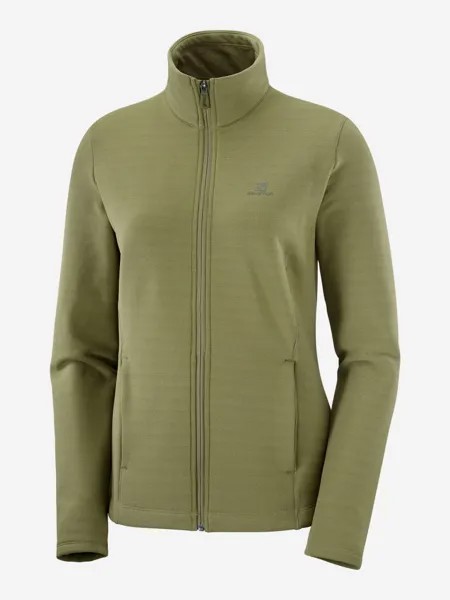Джемпер флисовый женский Salomon Radiant, Зеленый