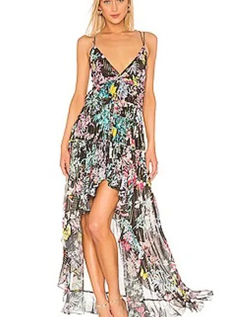 Платье с асимметричным подолом printed - ROCOCO SAND