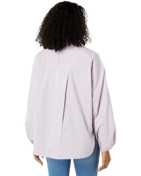 Рубашка SUNDRY Woven Cotton Button-Down Shirt, цвет Lilac