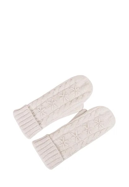 Варежки женские Daniele Patrici A30950-1 бежевые, р. ONE SIZE