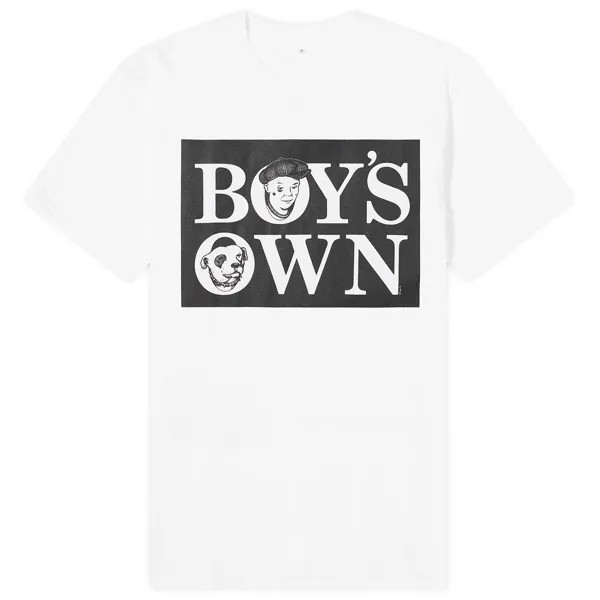 Футболка Boys Own Boy’S Own Classic Box Logo T-Shirt, белый