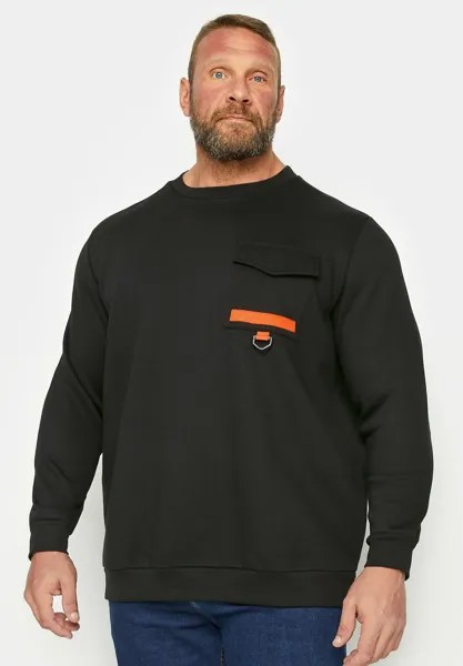 Толстовка POCKET CREW NECK BadRhino, цвет black