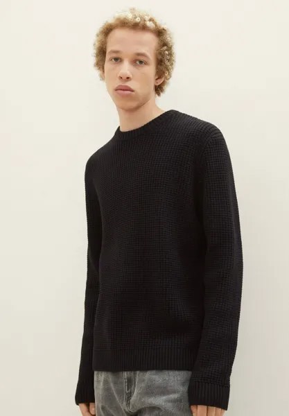 Вязаный свитер TOM TAILOR DENIM, цвет black