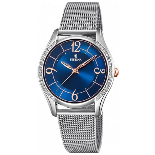 Наручные часы FESTINA Boyfriend, синий, серебряный