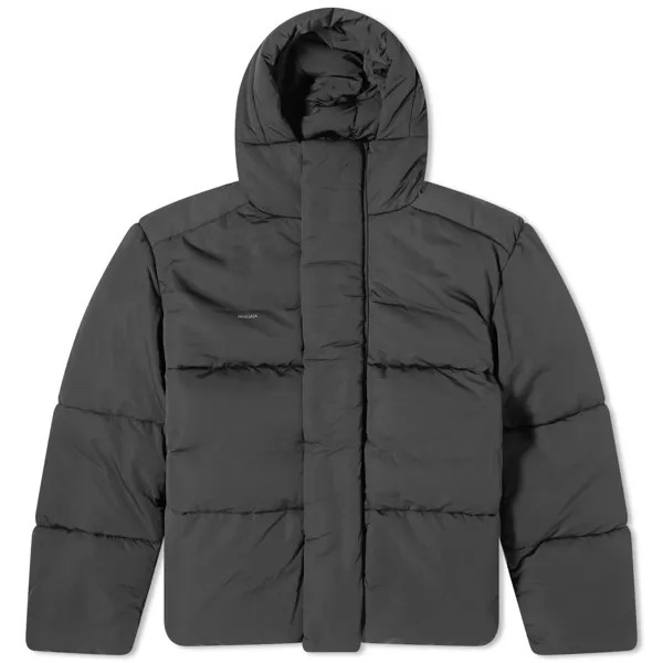 Куртка Pangaia Flwrdwn Recycled Nylon Short Puffer, черный