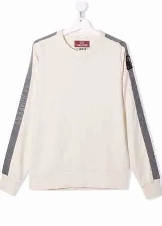 Parajumpers Kids толстовка в полоску с нашивкой-логотипом