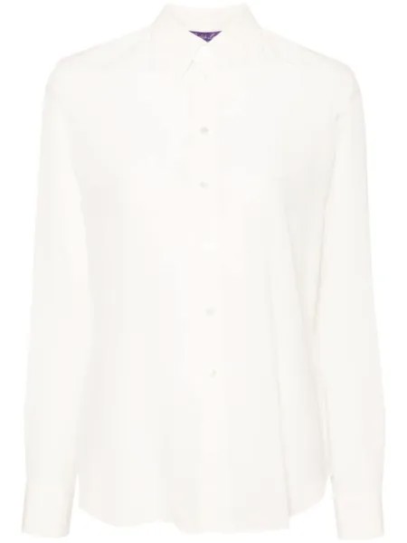 Ralph Lauren Collection рубашка из шелковицы Hailey, белый