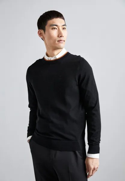 Вязаный свитер CREW NECK Paul Smith, цвет black