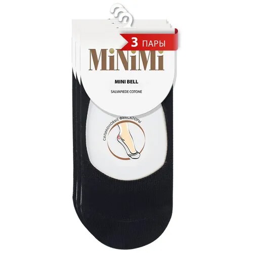 Подследники MiNiMi, 3 пары, размер 35-38, черный