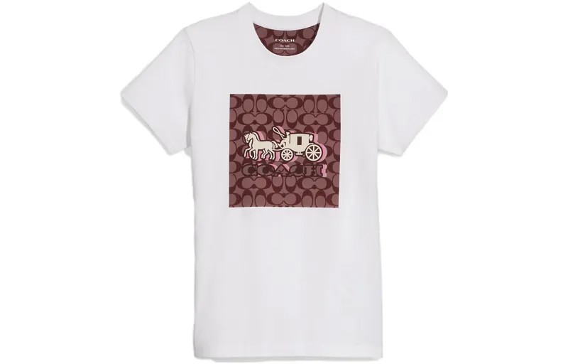 Футболка женская белая Coach