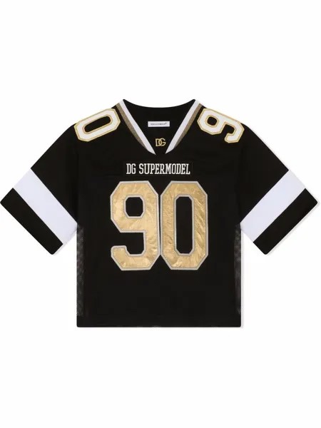 Dolce & Gabbana Kids футболка DG Supermodel NFL