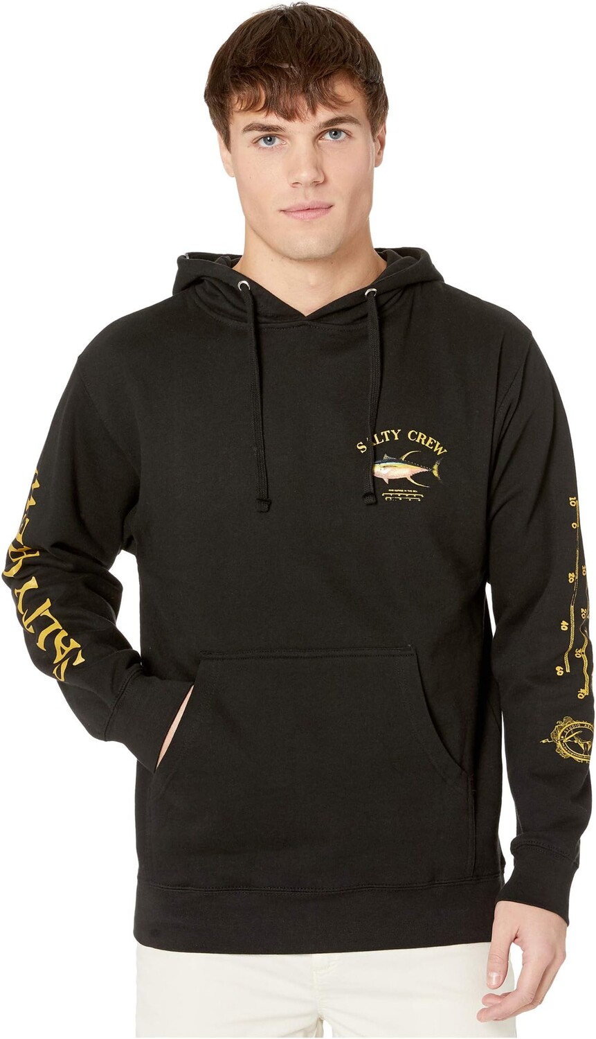 Толстовка Ahi Mount Hood Fleece Salty Crew, черный