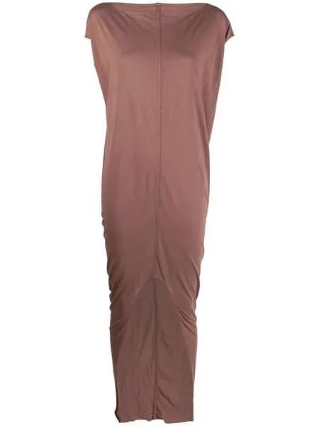 Rick Owens Lilies платье из джерси с разрезом спереди