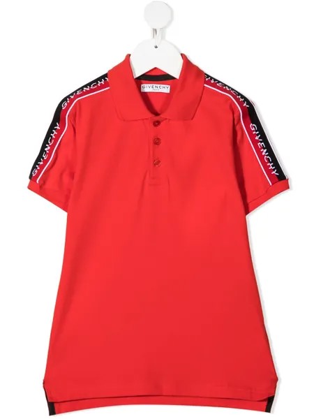 Givenchy Kids рубашка поло с короткими рукавами и логотипом