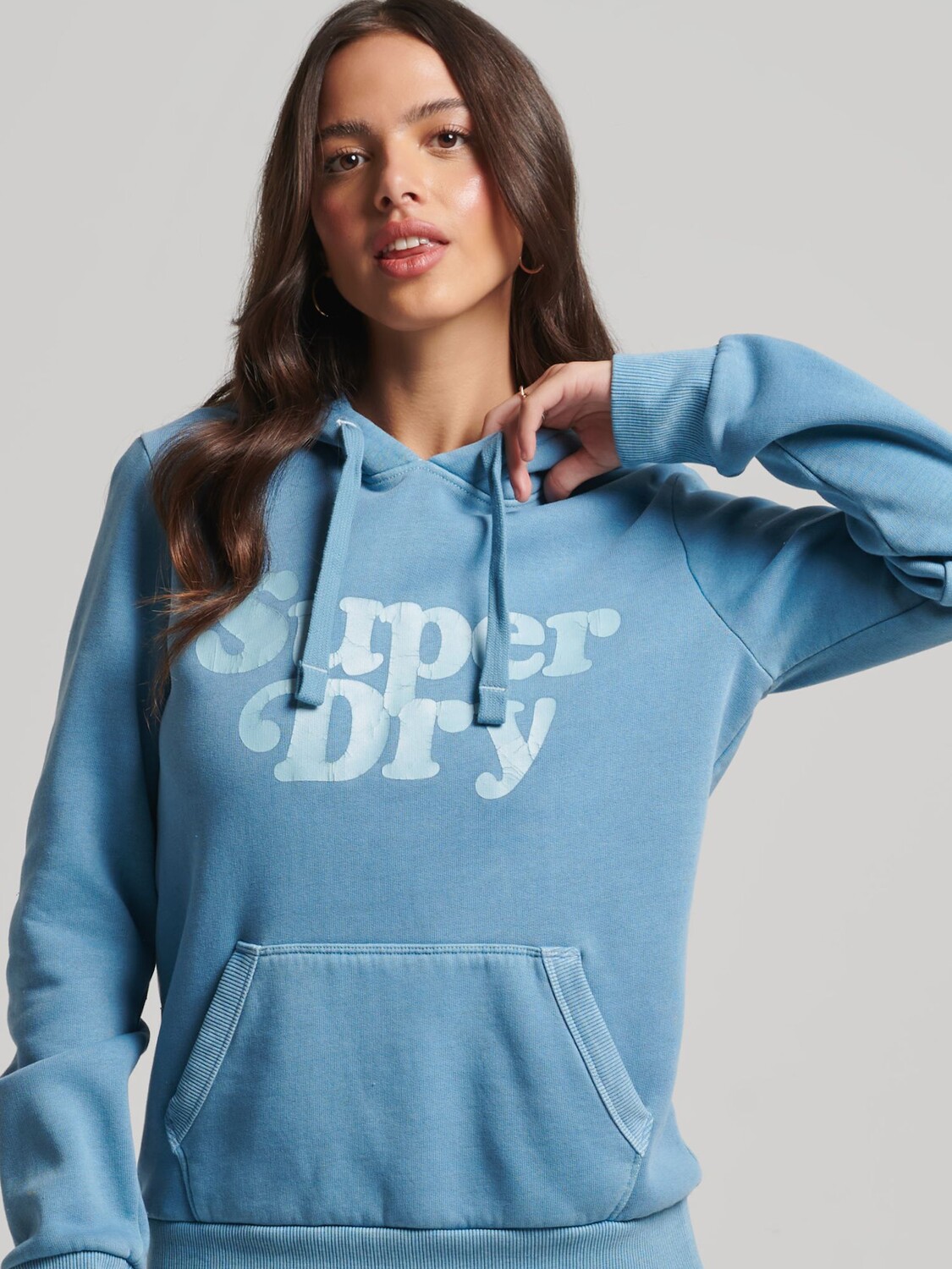 Классическая худи Купер Superdry, наследие синий
