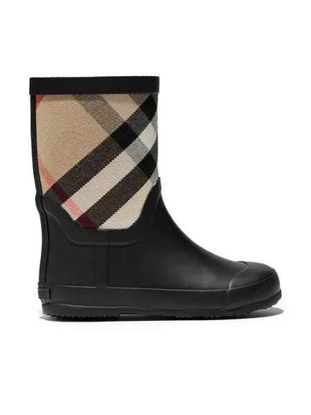 Burberry Kids резиновые сапоги в клетку Vintage Check