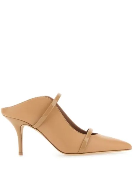 Malone Souliers туфли-лодочки Maureen из кожи 70 мм, нейтральный цвет
