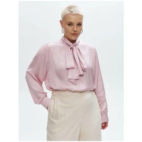 Блуза  4FORMS, классический стиль, размер 52-54EU / 58-60RU, розовый