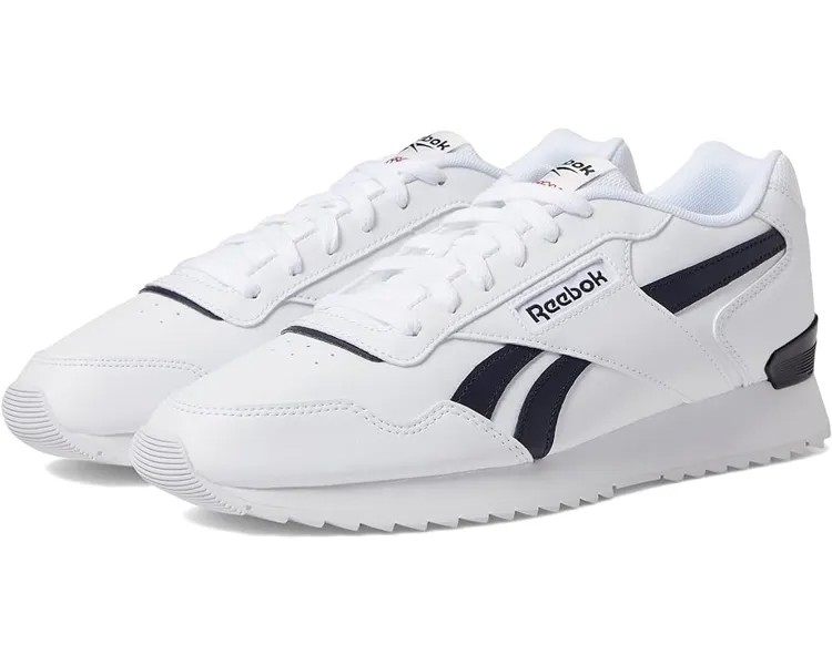 Кроссовки Reebok Glide Ripple Clip, цвет White/Vector Navy/Black