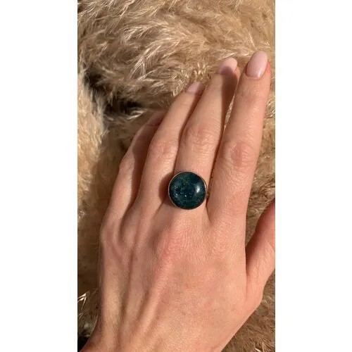 Кольцо True Stones, апатит, размер 17, синий