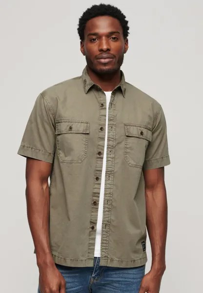 Рубашка MILITARY SHORT SLEEVE  Superdry, хаки