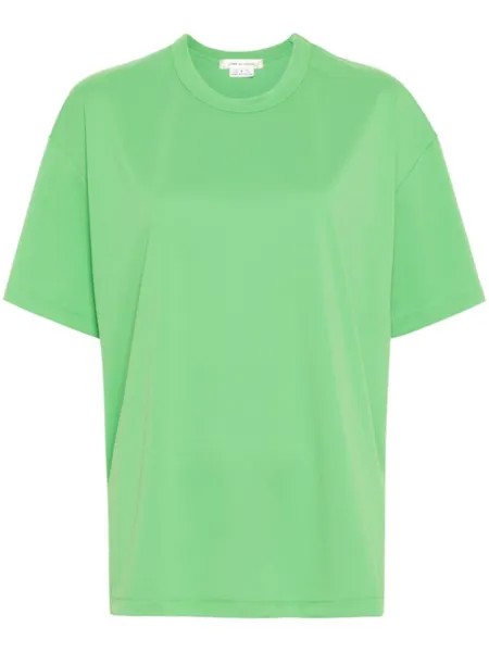 Comme Des Garçons футболка с короткими рукавами и декоративной строчкой, зеленый