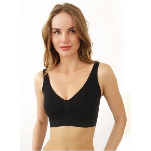 Топ Intimidea Reggiseno Kita, nero (черный), 4-L/XL