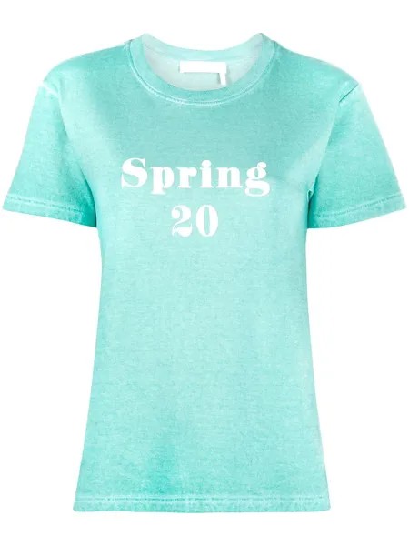 See by Chloé футболка с круглым вырезом и принтом Spring 20