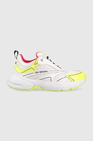 Кроссовки Sneakerd Sporty 50 Love Moschino, белый