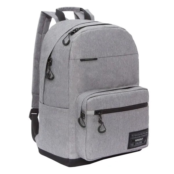 Рюкзак унисекс Grizzly RQL-218-1 серый