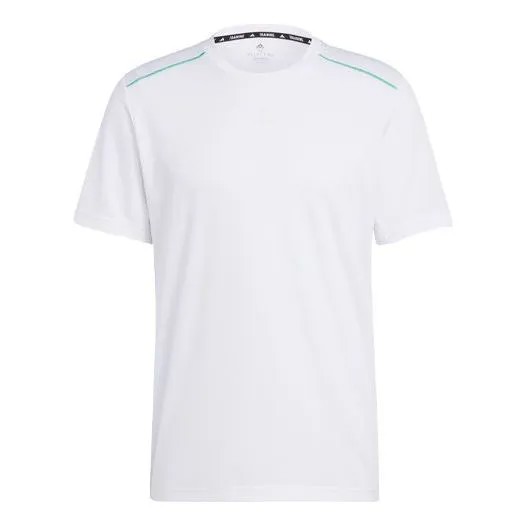 Футболка Adidas Workout Base Logo Tee 'White Transparent', белый