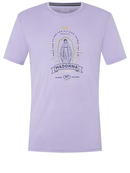 Рубашка super.natural Merino T Shirt, фиолетовый